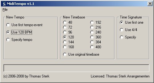 MidiTempo v1.2
