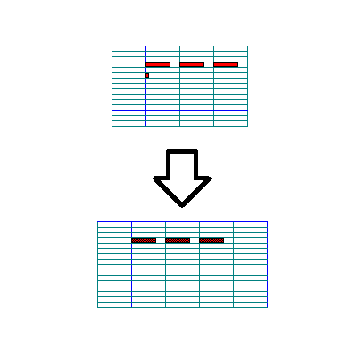 Delete notes shorter than given length